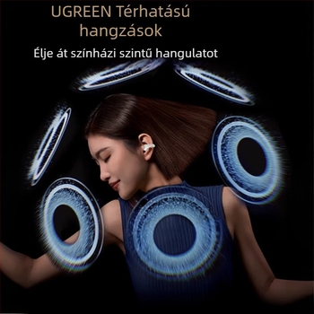 Vezeték nélküli Bluetooth futó fülhallgató, fülre rögzítő, nyitott fülre, csontvezetés, hosszú üzemidő, kényelmes hosszú viseléshez