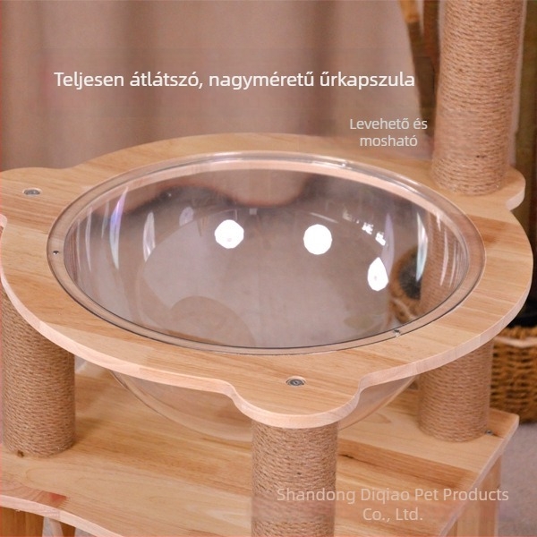 Fából készült macska mászókeret, kis méretű, karma alakú dizájn, macska játékok, testreszabható