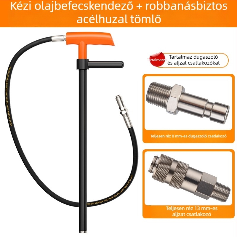 Kézi kenőanyag-szivattyú lyukasztópréshez, injektáló öntőgéphez és gravírozógéphez