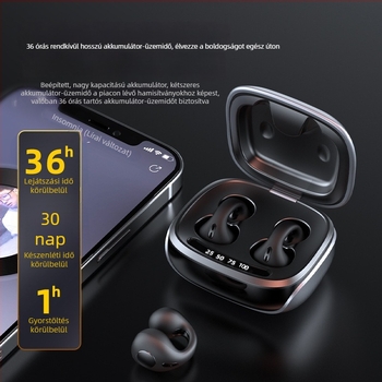 JX80 csontvezetéses, valódi vezeték nélküli Bluetooth fülhallgató, bilaterális sztereó, fájdalommentes viselet, magas felbontású hang, magánmodell