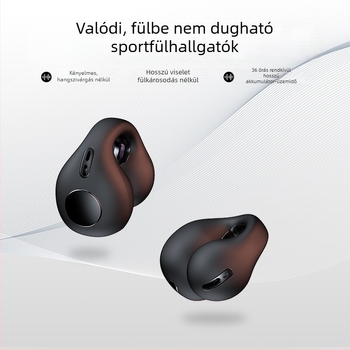 JX80 csontvezetéses, valódi vezeték nélküli Bluetooth fülhallgató, bilaterális sztereó, fájdalommentes viselet, magas felbontású hang, magánmodell