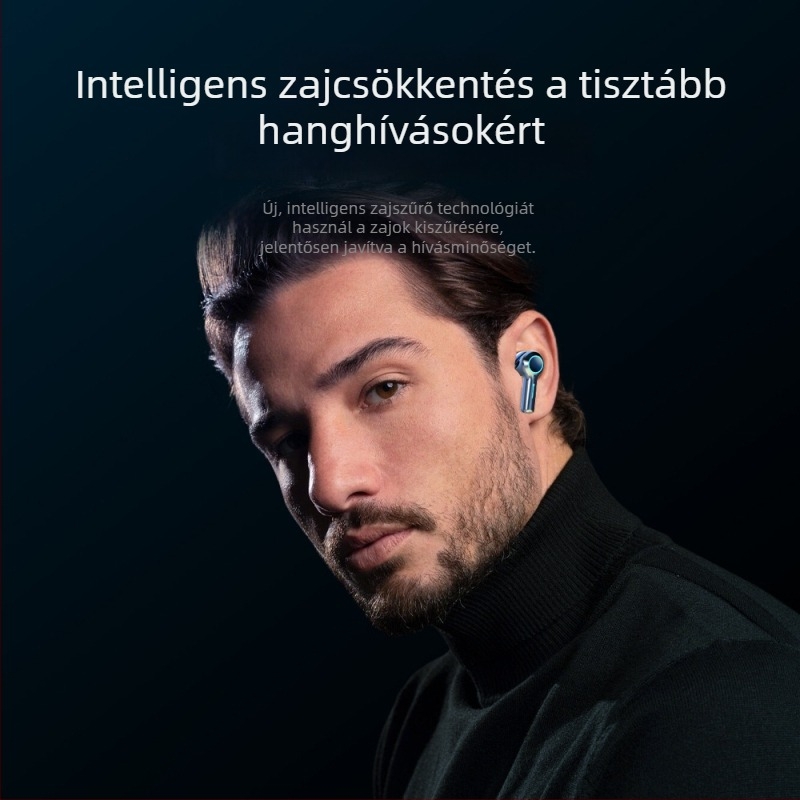 M21 Bluetooth fülhallgató – páros kiadás, érintésérzékelős digitális kijelző, vezeték nélküli sport, TWS 5.2