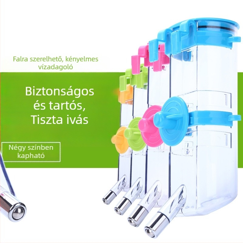 Lógó állatvízadagoló nagy kapacitású, automata vízellátás 500 ml kutyáknak és macskáknak