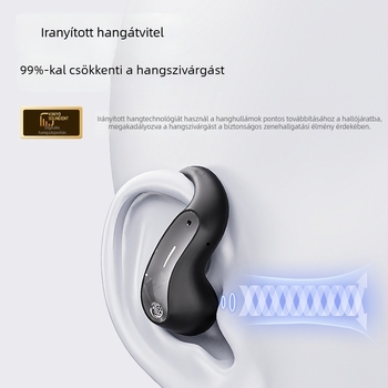 JM37 Vezeték nélküli Bluetooth fülhallgató fülre akasztóval, AI fordítás, zajcsökkentés, sportos kialakítás