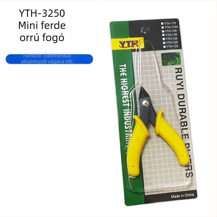Mini vágófogó, hegyes végű, kezdő modell-összeszereléséhez, átlós fogó, 3,5 hüvelykes eszköz
