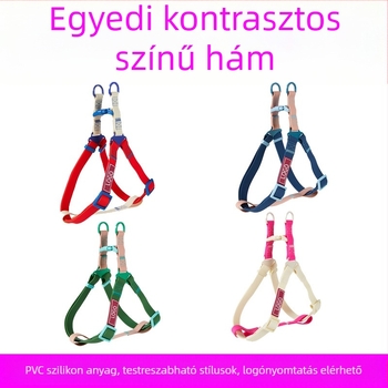 Kutyahám szett mellény-stílusú közepes méretű kutyáknak, pórázzal, szagtűrő és szennyeződésálló