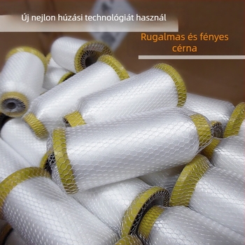 Áttetsző nylon varrócérna kristályos gyöngyökkel