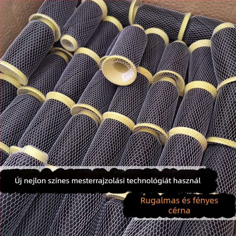 Áttetsző nylon varrócérna kristályos gyöngyökkel