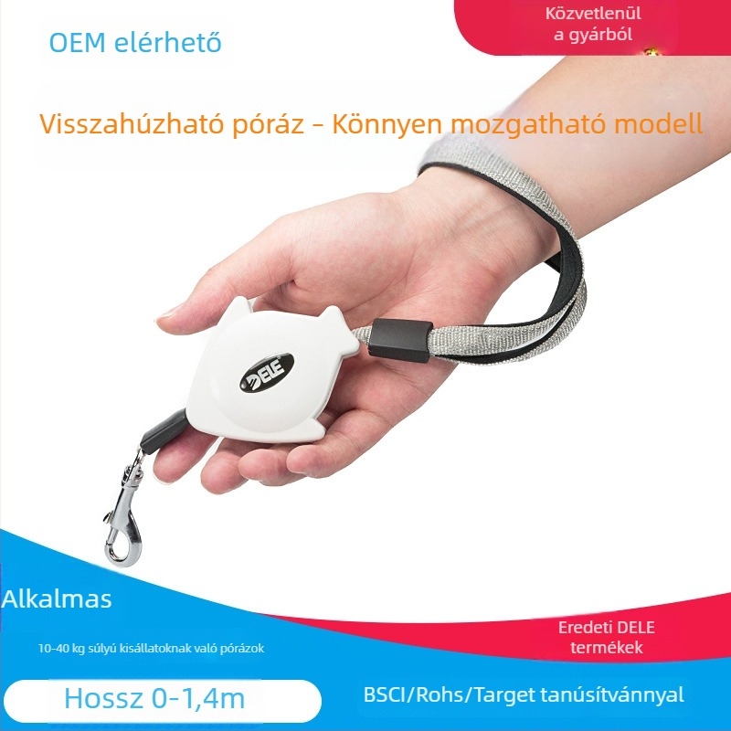 Kutyahámhoz készült behúzható póráz