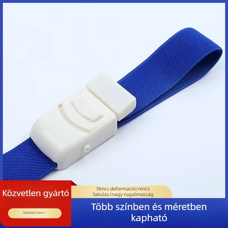 Hordozható Velcro szalag Snap-On csattal, rugalmas, kültéri használatra; Velcro-tourniquet és hemostatikus kötszer.