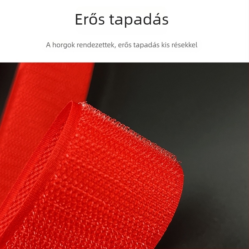 Nylon Velcro rögzítőszalag kapocs- és hurkolózáróval, táskákhoz, ruházathoz és lábbelikhez