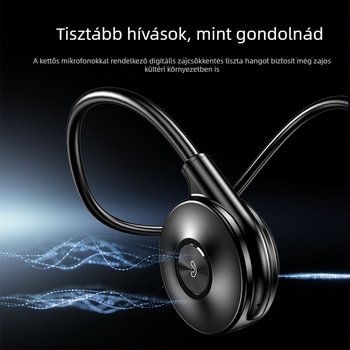 M-1S csontvezetéses Bluetooth headset, vezeték nélküli, privát modell, HD sportos sztereó, kényelmes