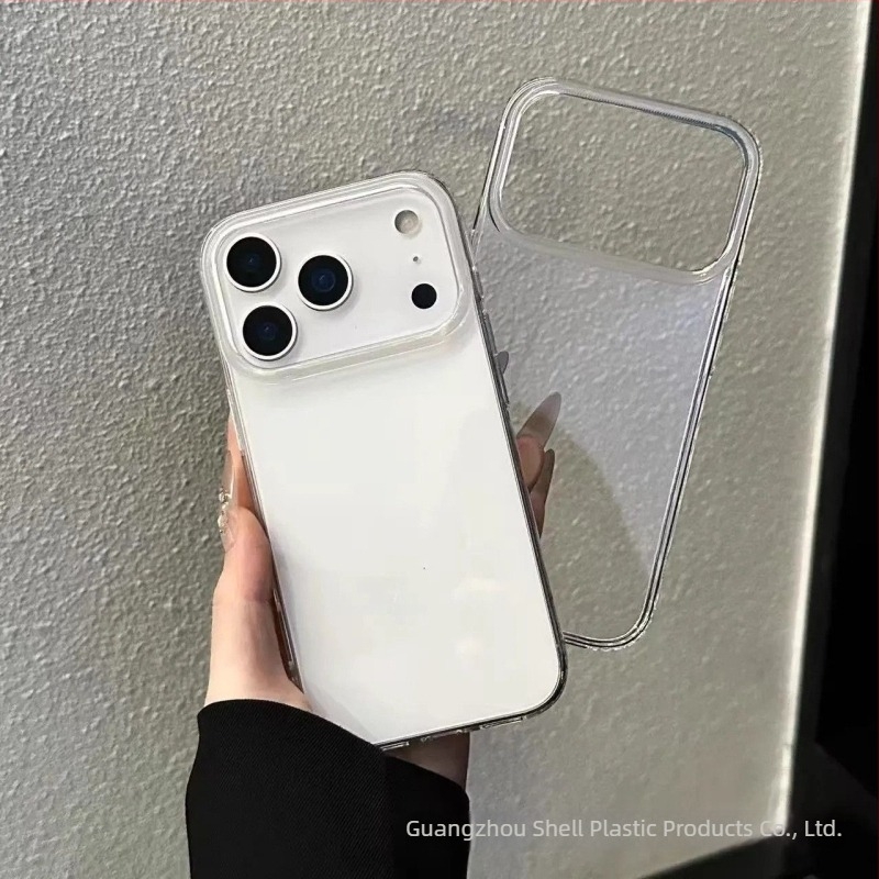 Ultra vékony polikarbonát kemény tok iPhone 17 Pro Max, 17 Pro és 17 – átlátszó, nem sárguló; kompatibil az iPhone 13/14 és az iPhone 15 Pro modelllekkel.