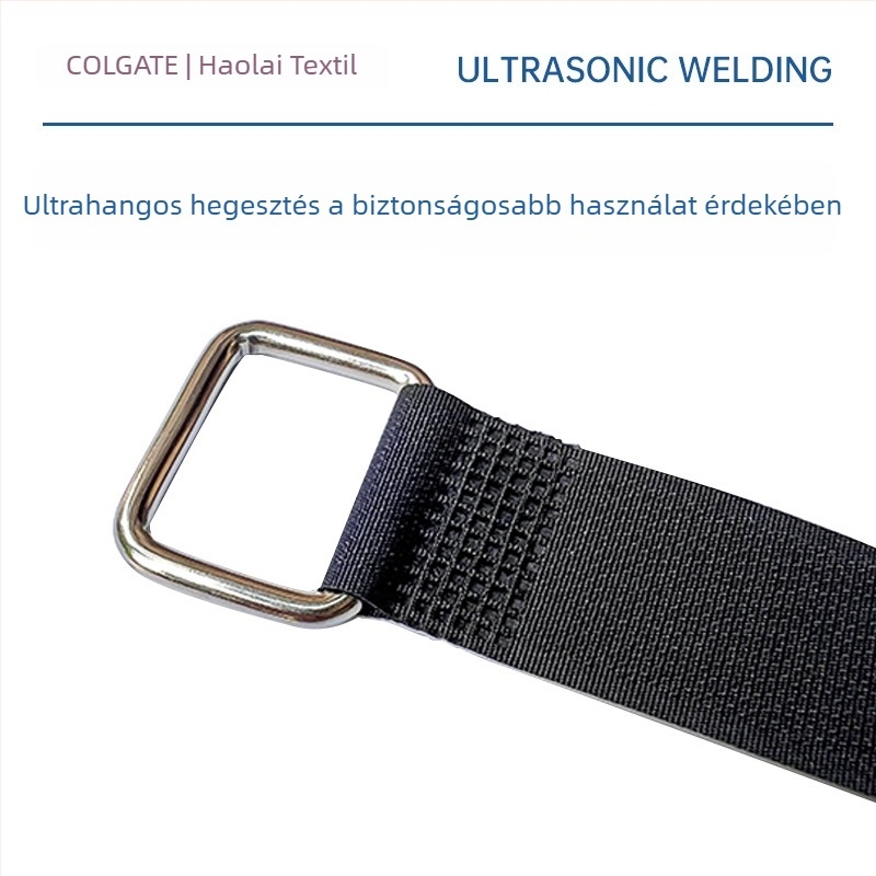 Velcro szalag fémcsattal áruk tárolására és szállítására