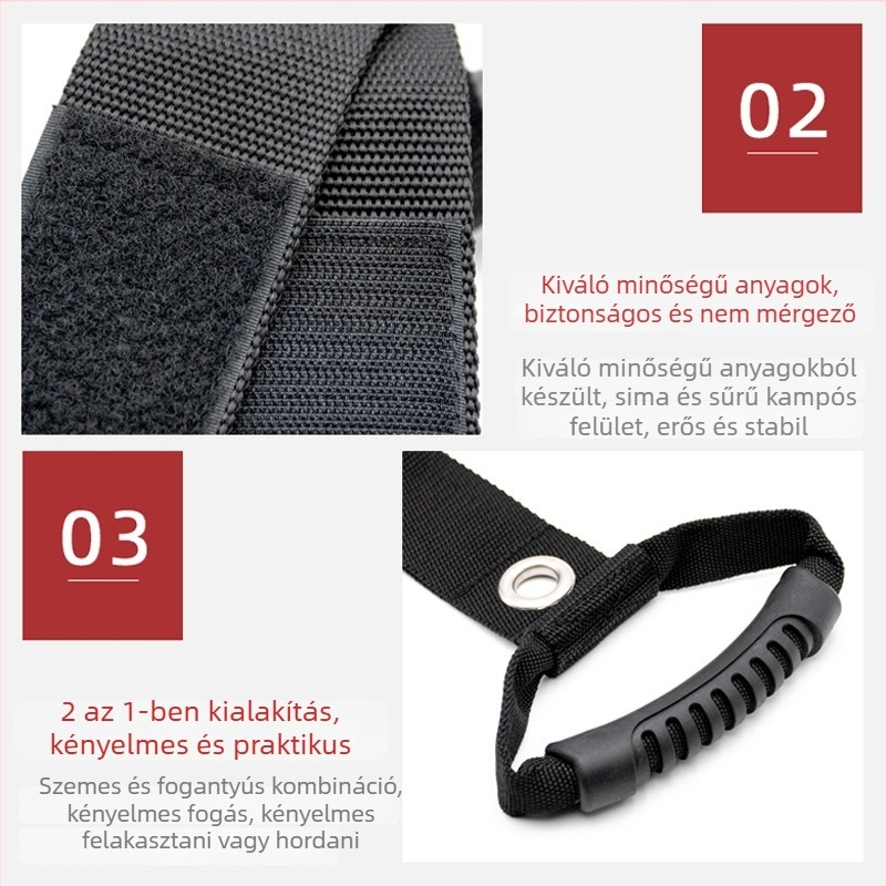 Nylon Velcro szalag kábelek és tömlők rendezésére, hordozható tároló