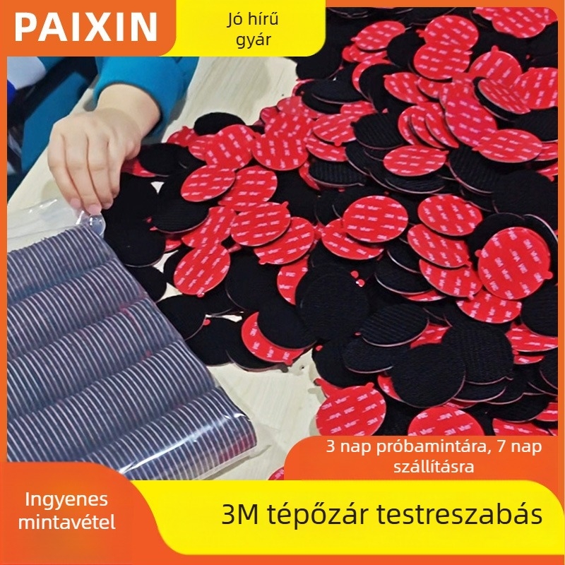 Testreszabott 3M ragasztós Velcro autókhoz — magas és alacsony hőmérsékletnek ellenálló, öntapadó, habos, kétoldalas Velcro