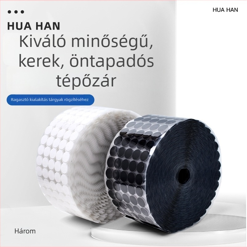 Kerek öntapadós Velcro korongok óvodai könyvekhez és közös kézműves projektekhez