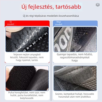 Személyre szabható ragasztós Velcro szalag, dupla oldalú, erős ragasztó ruházathoz és kiegészítőkhöz