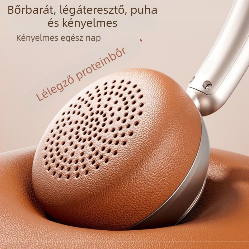 Fejre szerelt Bluetooth fejhallgató angol tanuláshoz LED világítással és valós idejű hallgatással