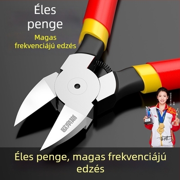 Oudisi diagonális vágófogó – vékony él, króm-vanádium acél, ipari minőség