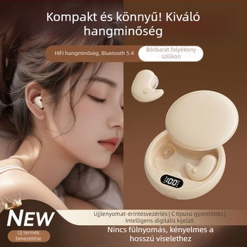 2025-ös új zajcsökkentő alvó Bluetooth fülhallgató Y36 – láthatatlan, vezeték nélküli fülhallgató oldalra alváshoz, kisméretű