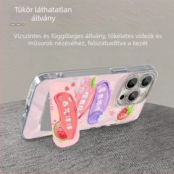 Berry tükrös tartó iPhone 15 és 16 Pro Max tokhoz – friss, minimalist stílus