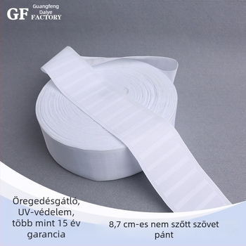 8.2/8.7 cm pulpmentes függönyanyag szalag, poliészter és polipropilén