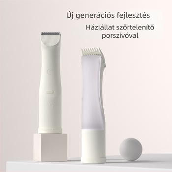 Házi használatra szánt állat szőrzet szívó-nyíró készülék integrált szőrtárolóval, nagy teljesítményű