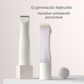 Házi használatra szánt állat szőrzet szívó-nyíró készülék integrált szőrtárolóval, nagy teljesítményű