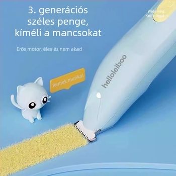 Elektronikus tappancs szőrvágó macskáknak és kutyáknak
