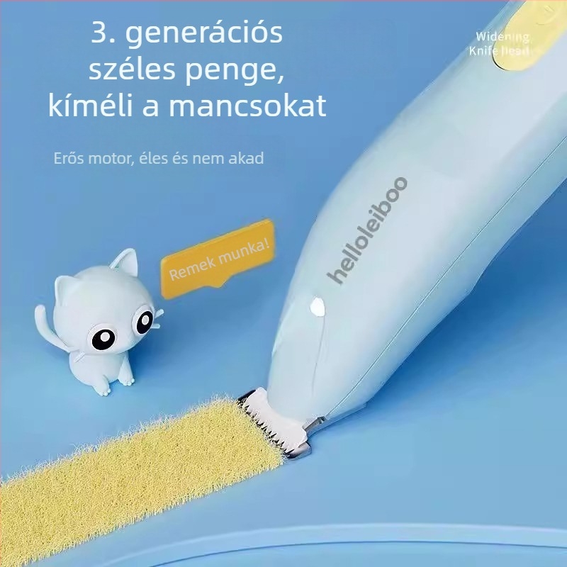 Elektronikus tappancs szőrvágó macskáknak és kutyáknak