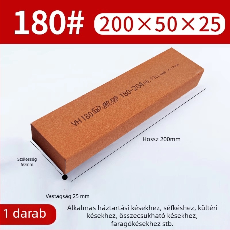 Olajkő blokk vegyes szemcsékkel: 180/240/150/400/320/600, acélipari csiszoláshoz és polírozáshoz.