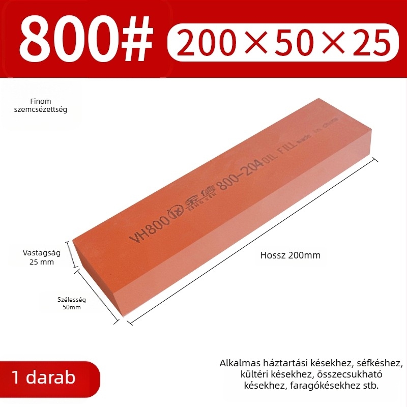 Olajkő blokk vegyes szemcsékkel: 180/240/150/400/320/600, acélipari csiszoláshoz és polírozáshoz.