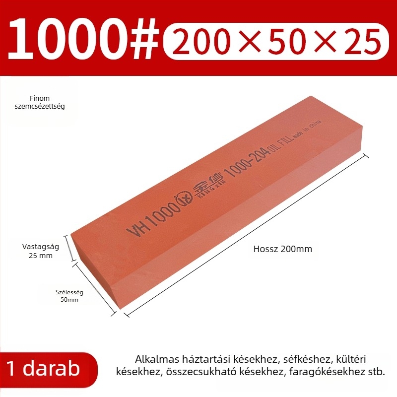 Olajkő blokk vegyes szemcsékkel: 180/240/150/400/320/600, acélipari csiszoláshoz és polírozáshoz.