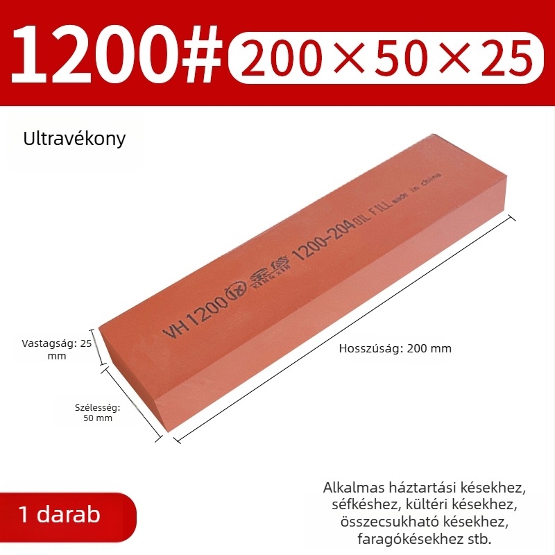 Olajkő blokk vegyes szemcsékkel: 180/240/150/400/320/600, acélipari csiszoláshoz és polírozáshoz.