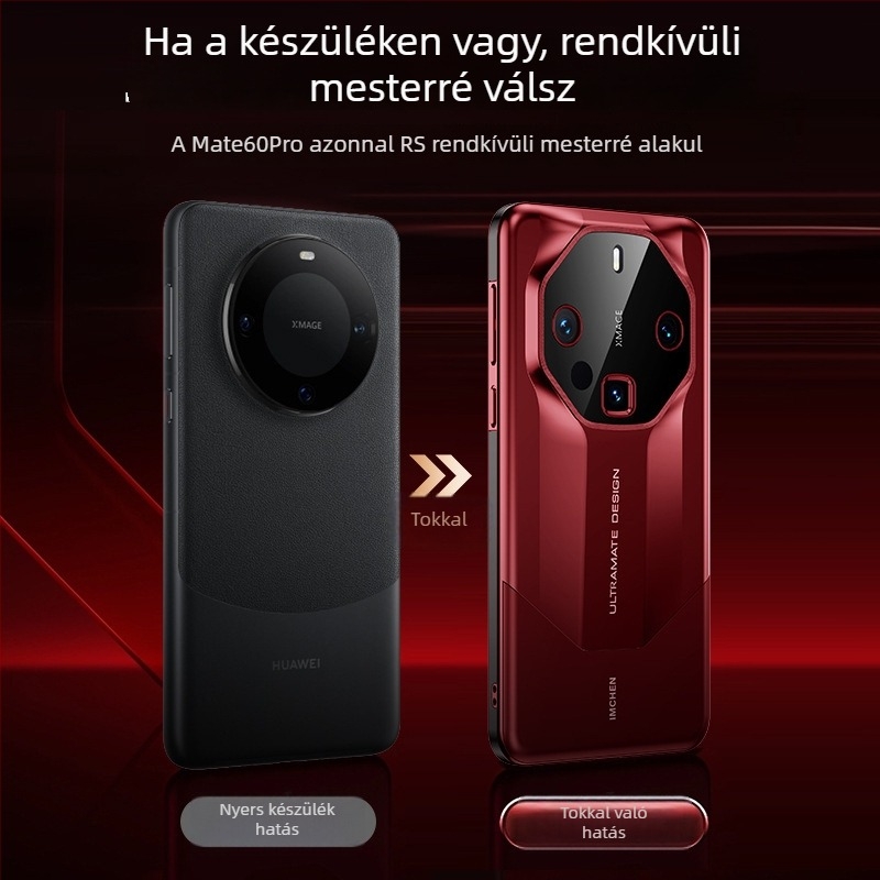 Fémes piano lakkozású tok Huawei Mate60 Pro