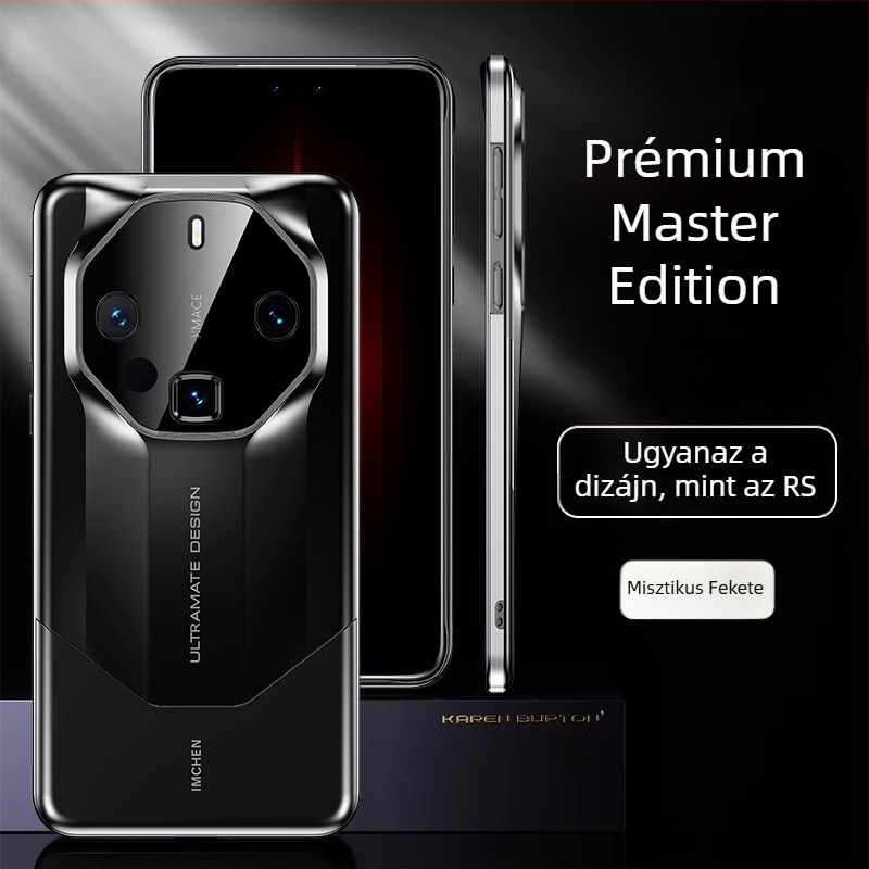 Fémes piano lakkozású tok Huawei Mate60 Pro