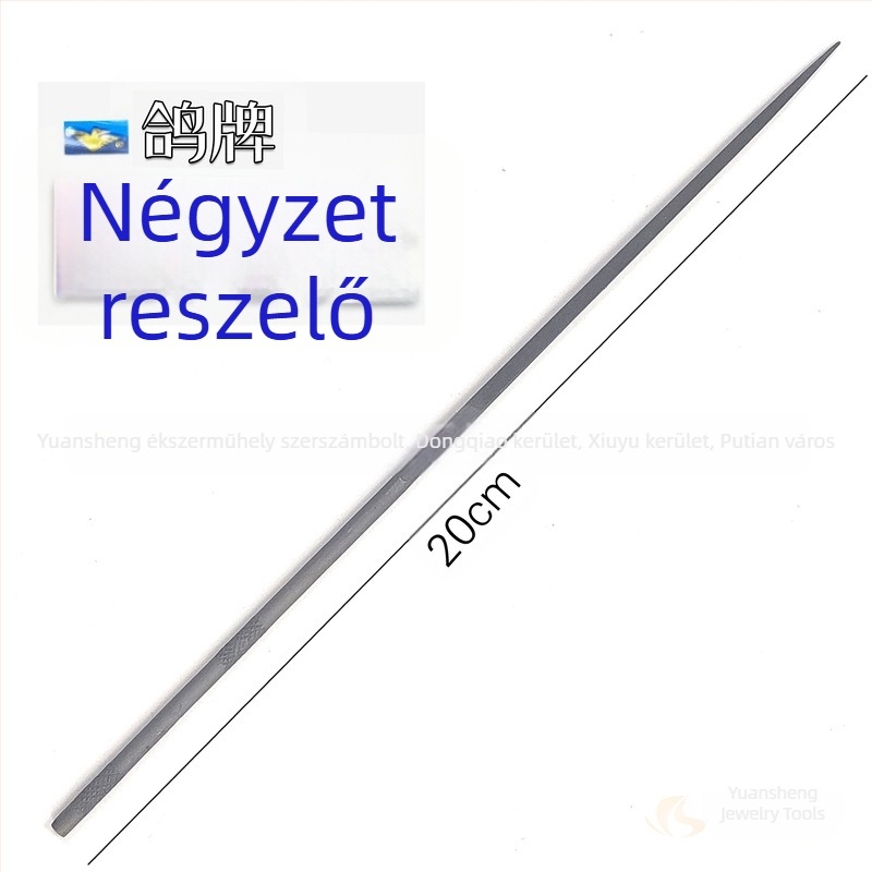 Hosszú finom reszelő készlet – félköríves és sík reszelők ékszerekhez, órákhoz, formázáshoz és aranyozáshoz.
