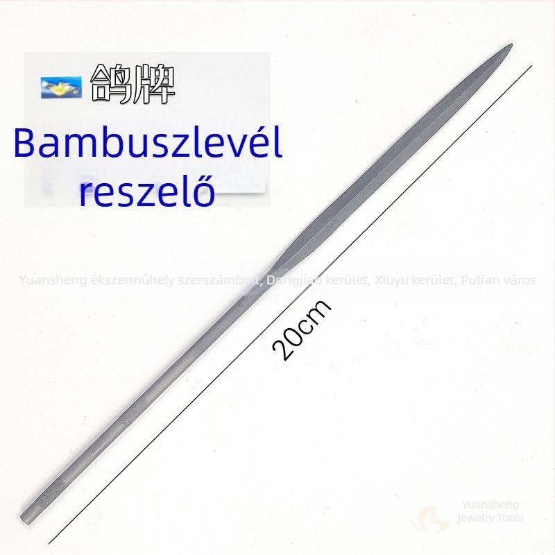 Hosszú finom reszelő készlet – félköríves és sík reszelők ékszerekhez, órákhoz, formázáshoz és aranyozáshoz.