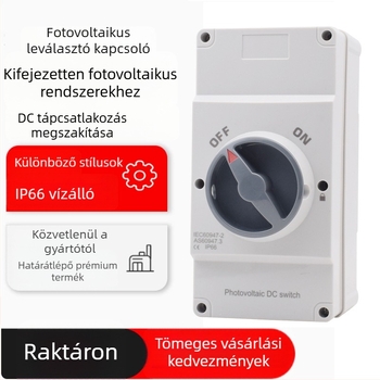 4P32A DC fotovoltikus izoláló kapcsoló, kültéri vízálló, DC 750 V tápellátás-kikapcsoló