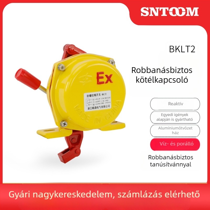 Kétszintű robbanásvédelmi szalageltolódás-érzékelő kapcsoló HFKPT1-12-30, szélesség 20–35 mm, BKPT1 XLPP-II