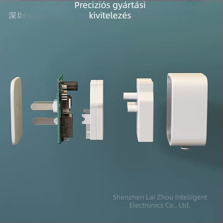 Mi Home alkalmazáshoz csatlakoztatott intelligens Wi‑Fi konnektor, távoli vezérlés mobiltelefonról, időzítő kapcsoló és Xiao Ai hangvezérlés