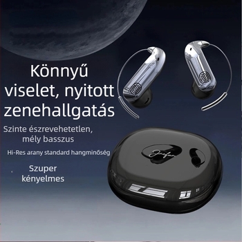 TH42 Vezeték nélküli Bluetooth fülhallgató fülhez rögzíthető, érintéses vezérlés és csontvezetés, rendkívül hosszú akkumulátor-élettartam, sportos zajcsökkentés