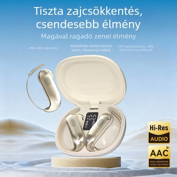 TH42 Vezeték nélküli Bluetooth fülhallgató fülhez rögzíthető, érintéses vezérlés és csontvezetés, rendkívül hosszú akkumulátor-élettartam, sportos zajcsökkentés