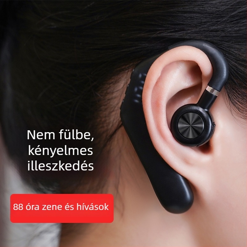 Privát modell V49: vezeték nélküli fejhallgató, lég- és csontvezetésű, nem a fülében illeszkedik, Bluetooth, sportos használat, hosszú akkumulátor-üzemidő, hívásfunkció