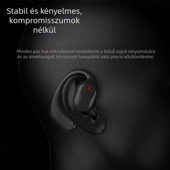 OW-530 Csontvezetéses Bluetooth fejhallgató, nyitott fül, fül mögötti viselés, hosszú üzemidő, 2024