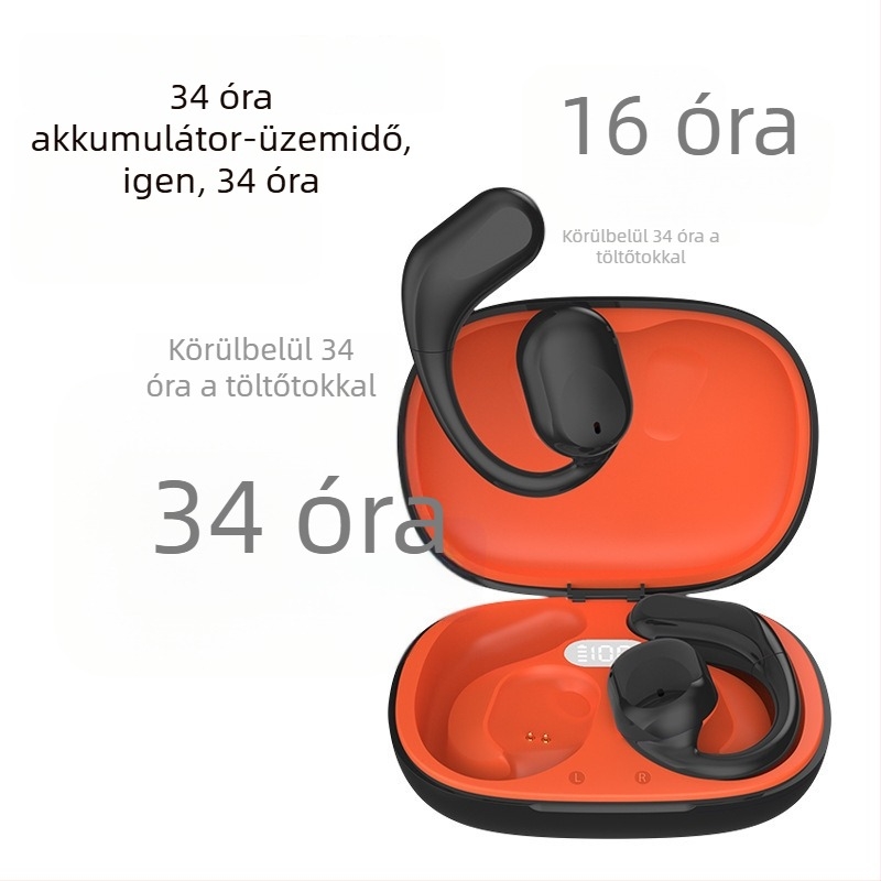 OW-530 Csontvezetéses Bluetooth fejhallgató, nyitott fül, fül mögötti viselés, hosszú üzemidő, 2024