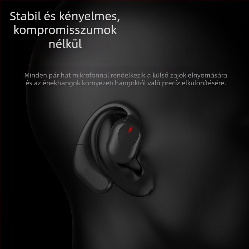 OW-530 Csontvezetéses Bluetooth fejhallgató, nyitott fül, fül mögötti viselés, hosszú üzemidő, 2024