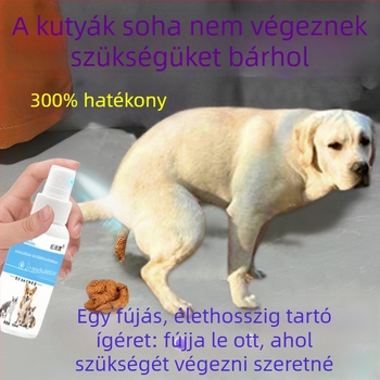 Kutyatoalett-edző eszköz: rögzített helyen történő vizelés és székletürítés
