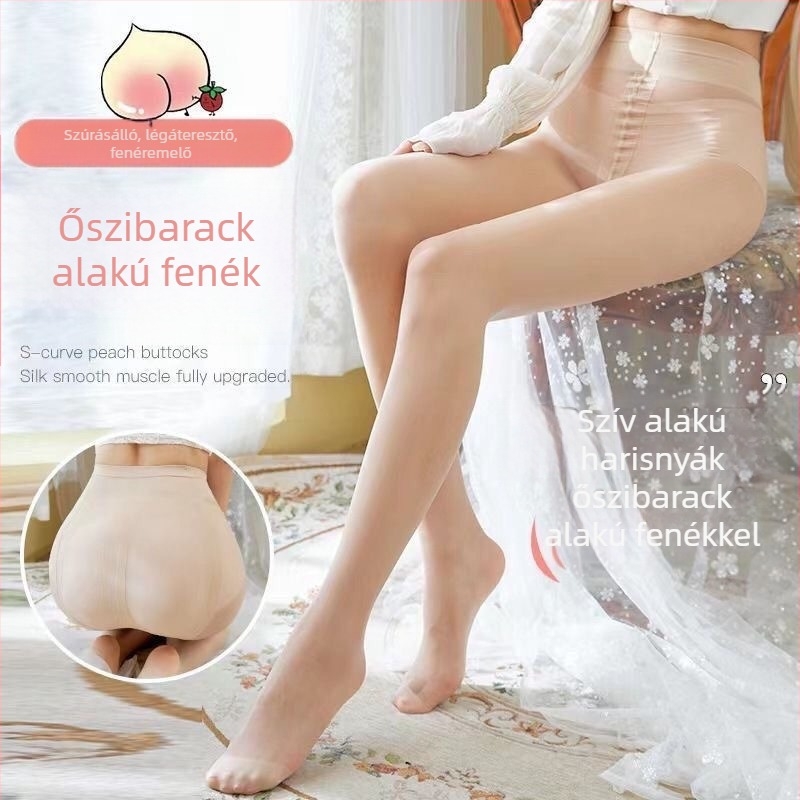 5D ultra vékony női harisnyanadrág, fenékemelő és bőrszépítő, méretre szabható, plusz méret